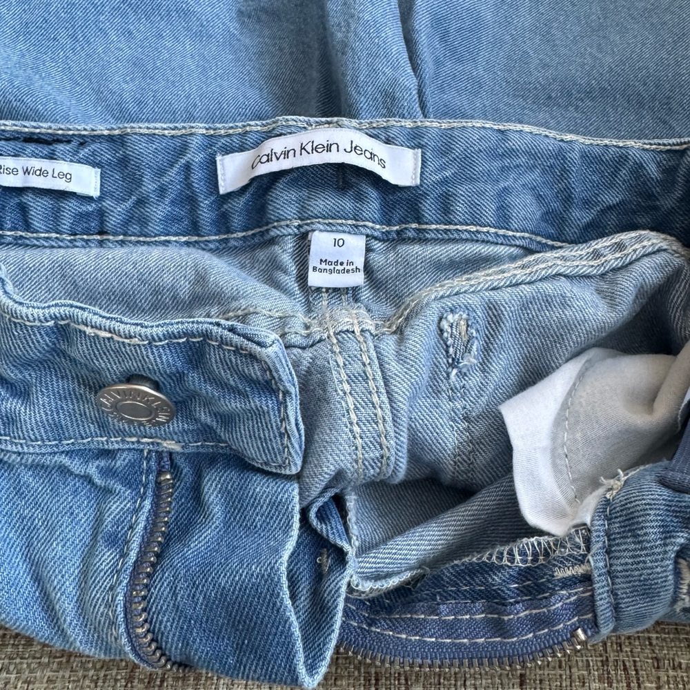 Calvin Klein Light Blue Denim Pants